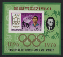 Korea - 1978 History Of The Olympic Games Block IMPERFORATE MNH__(TH-24342) - Korea (Nord-)