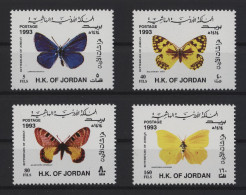Jordan - 1993 Butterflies MNH__(TH-26899) - Jordania