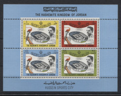 Jordan - 1964 King Hussein Sports Stadium Block MNH__(TH-23692) - Jordania