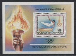 Ivory Coast - 1979 Summer Olympics Moscow Block MNH__(TH-24107) - Côte D'Ivoire (1960-...)