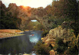 07 - Ardèche - Gorges De L'Ardèche - Le Pont D'Arc - Flamme Postale De Orgnac L'Aven - CPM - Voir Scans Recto-Verso - Vallon Pont D'Arc