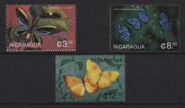 Nicaragua - 1999 Butterflies (II) MNH__(TH-26936) - Nicaragua