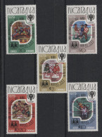 Nicaragua - 1980 Olympic Games Red Overprints MNH__(TH-24091) - Nicaragua