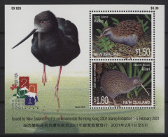 New Zealand - 2001 Hong Kong'01 Block MNH__(TH-27262) - Hojas Bloque