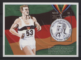 Nevis - 1996 Summer Olympics Atlanta Block (1) MNH__(TH-27601) - St.Kitts Y Nevis ( 1983-...)