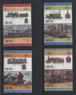 Nevis - 1985 Locomotives (I) MNH__(TH-23597) - St.Kitts Und Nevis ( 1983-...)