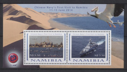 Namibia - 2014 Chinese Warships Block MNH__(TH-26169) - Namibie (1990- ...)