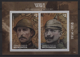 Micronesia - 2014 First World War Block (1) MNH__(TH-27394) - Micronesia