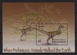 Micronesia - 2004 Prehistoric Animals Block (2) MNH__(TH-24350) - Micronésie