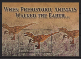 Micronesia - 2004 Prehistoric Animals Block (3) MNH__(TH-24351) - Mikronesien