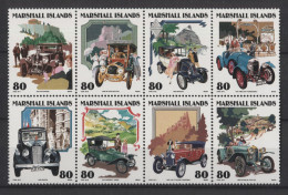 Marshall Islands - 2002 Historic Automobiles (III) Block Of Eight MNH__(TH-25046) - Marshalleilanden