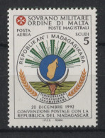 Malte (Ordre De) - 1994 Postal Agreement With Madagascar MNH__(TH-23454) - Malte (Ordre De)