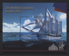 Poland - 2017 Tall Ship Meeting Block MNH__(TH-25979) - Blocks & Sheetlets & Panes