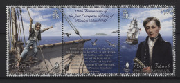 Pitcairn Islands - 2017 Robert Pitcairn Strip MNH__(TH-25965) - Pitcairninsel