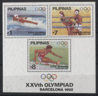 Philippines - 1992 Summer Olympics Barcelona Block MNH__(TH-24016) - Filipinas