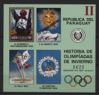 Paraguay - 1972 History Of The Olympic Games Block (3) MNH__(TH-24232) - Paraguay