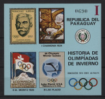 Paraguay - 1972 History Of The Olympic Games Block (1) MNH__(TH-24230) - Paraguay