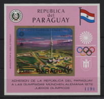 Paraguay - 1970 Summer Olympics Munich Block (3) MNH__(TH-24282) - Paraguay