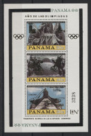 Panama - 1980 Olympic Year Overprints Block MNH__(TH-24085) - Panamá