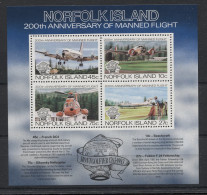 Norfolk Island - 1983 Aviation Block MNH__(TH-23672) - Isola Norfolk