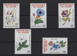 Niger - 1989 Flowers And Butterflies MNH__(TH-26938) - Níger (1960-...)