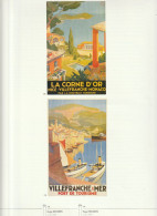 Page Du Livre "AFFICHES D'AZUR" Alpes Maritimes  (  Pages 158 ) VILLEFRANCHE SUR MER - Afiches