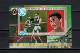 Equatorial Guinea 1972 Olympic Games Munich,  Boxing Cassius Clay S/s Imperf. MNH - Sommer 1972: München