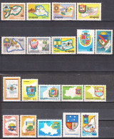 URUGUAY New- The 19 Departments Complete That Make Up Uruguay Maps Coat Of Arms Productions Cattle Horse - Blason Cartes - Uruguay