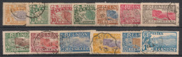 REUNION - 1922-26 - N°YT. 84 à 96 - Série Complète - Oblitéré / Used - Gebruikt
