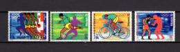 Ethiopia 1972 Olympic Games Munich, Football Soccer, Cycling, Boxing, Athletics Set Of 4 MNH - Verano 1972: Munich