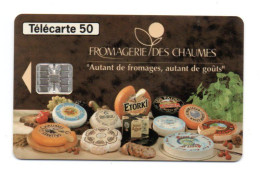 Fromagerie Des Chaumes  - En 876   - Télécarte Privée-publique FRANCE 50 Unités  Phonecard FROMAGE  (K 158) - 50 Unidades