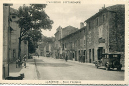- 07 -  ARDECHE  -  LABEGUDE- Route D'Aubenas - Saint Agrève