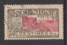 REUNION - 1922-26 - N°YT. 90 - Rade De Saint-Denis 30c Gris - Oblitéré / Used - Gebruikt