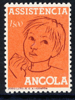 Angola - 1961 - Charity Tax - Value / Italics - Boy - MNG - Angola