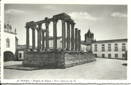 Portugal - Evora - Templo De Diana E Torre Lanterna Da Sé - Evora
