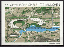 Germany 1972 Olympic Games Munich S/s MNH - Sommer 1972: München