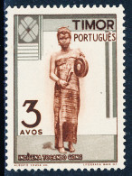 Timor - 1948 - Girl With Gong - MNH - Timor