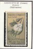 BRESIL - IVe Centenaire De Sao Paulo, Coton - 1954 - MH - Ongebruikt