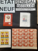 SENEGAL  ETAT NEUF  , DECOLLES,  , GRANDS 塞内加尔新状况，独立，大  MINT OFF PAPER LARGE - Lots & Kiloware (mixtures) - Max. 999 Stamps