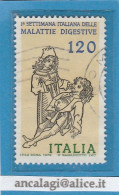 USATI ITALIA 1979 - Ref.0413 " SETTIMANA ITALIANA MALATTIVE DIGESTIVE" 1 Val. - - 1971-80: Gebraucht