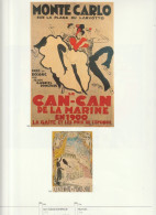 Pages Du Livre "AFFICHES D'AZUR" Alpes Maritimes  ( Recto Verso, Pages 201/202)  MONTE CARLO - Afiches