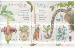 2014 Belgium Fantastic Flora Plants Miniature Sheet Of 5  MNH @ BELOW FACE VALUE - Ongebruikt