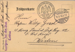 1915 KRIEGSGEFANGENENLAGER FRANKFURT , KASSENVERWALTUNG DES KÖNIGL.PREUSS. LANDSTURM - JNF. ERS.BATLS. COTTBUS - Prisoners Of War Mail
