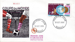 Mali A 038b Fdc 8éme Coupe Du Monde En Angleterre - 1966 – Inglaterra