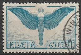 Schweiz Suisse 1924: IKARUS Zu Flug 10y (glatt) Mi 189x Yv PA 10a (lisse) Mit Stempel Von WINTERTHUR (Zu CHF 32.00) - Used Stamps