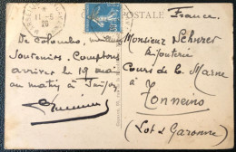 France, Divers Sur CPA - Cachet Marseille à Yokohama 11.5.1926 - (A294) - Correo Marítimo