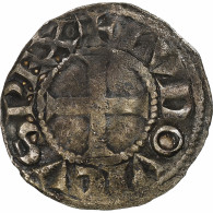 France, Louis VIII-IX, Denier Tournois, 1223-1244, Billon, TTB+, Duplessy:187 - 1223-1226 Lodewijk VIII De Leeuw