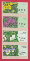 Älandinseln  2020 , Blumen - ATM Selbstklebend / Self-adhesive - Postfrisch / MNH / (**) - Aland