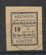 REUNION - 1899 - Taxe TT N°YT. 2 - 10c Noir - Oblitéré / Used - Strafport