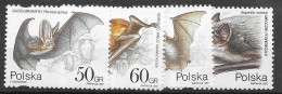 Poland Mnh ** Bats Set 1997 - Unused Stamps